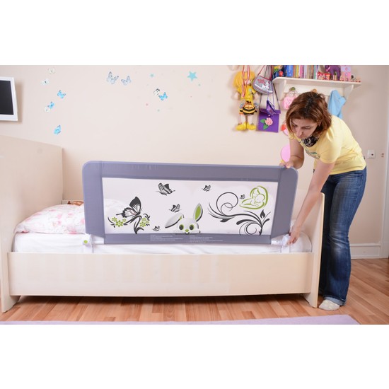 Miny Baby Portatif Katlanabilir Yatak Bariyeri / Gri Fiyatı Miny Baby Portatif Katlanabilir Yatak Bariyeri / Gri Fiyatı