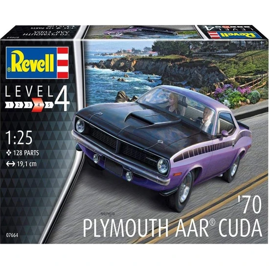 Revell Maket 1970 Plymouth Cuda 07664