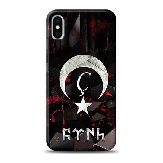Kilif Madeni Apple Iphone Xs Max C Harfli Bayrak Tasarimli Fiyati