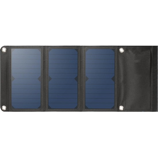 Juo 21W 3 Panelli Güneş Enerjili Katlanabilir Solar Şarj Cihazı