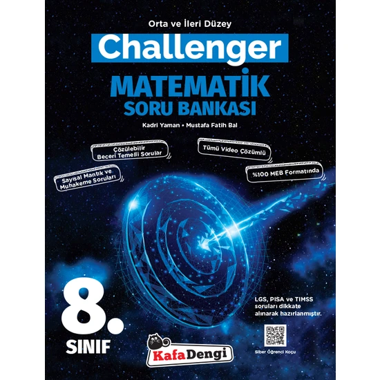 Kafa Dengi Yayınları 8.Sınıf LGS Matematik Challenger Soru Bankası