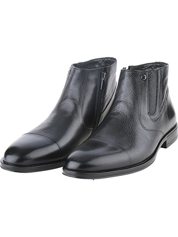 Pierre Cardin 11925251 Siyah  Deri Klasik Erkek Bot Ayakkabı