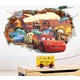 Cosy Home Gift Çocuk Bebek Odası Arabalar Cars Filmi Şimşek Mcqueen 3 Boyutlu Çizim Sticker Pvc Duvar Süsü