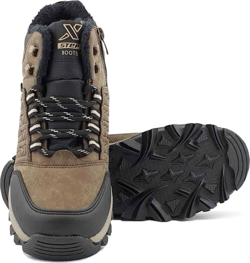 İlgipark Soğuğa Dayanıklı Kışlık Kürklü Fermuarlı Trekking Bot görsel 6