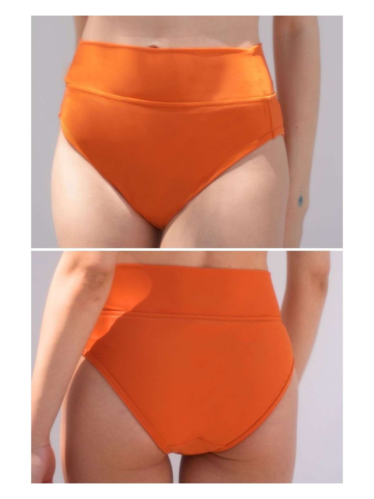 Peddon Regl Dönemine Özel Konforlu Pedkini Mayo Altı Eco Friendly Swimwear Süper Emici Yüksek Bel Bikini Altı Siyah Regl Mayosu - Görsel 3