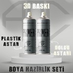 Art Of Colour 3D Baskı Plastik Astar ve Dolgu Astarı Sprey ( Zımparasız )