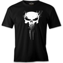 Lord T-Shirt Punisher Skull Invisible Siyah Erkek Tshirt
