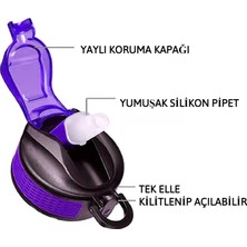 Bottle Boss Bottleboss Renk Geçişli Sızdırmaz Kapak Motivasyon Matarası 1 Litre Sticker Hediyeli