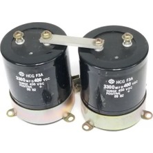 Devre Dünyası Hitachi Hcg Ha 3300 Mfd 400 Vdc Kondansatör - 2 Adet