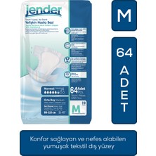 Jender Medium 8 x 8 (64'lü) Hasta Bezi