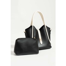 Lifonbag Kadın Yavrulu Uzun Çapraz Askılı Yavrulu Tote Çanta LF5025