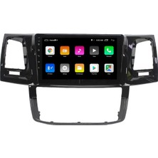 Toyota Hilux Android Multimedya 2006-2015 9 Inc IPS Hd Ekran 4GB/64GB Carplayli + Kamera Hediyeli
