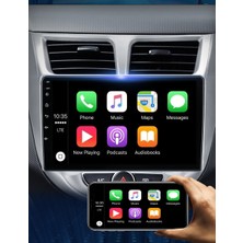 Exvol Hyundai Accent Blue Multimedya Carplay 9 Inc Hd IPS Ekran 4GB/64GB Android 12 Kamera Hediyeli