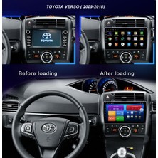 Exvol Toyota Verso 2009 -2018 Android Multimedya Carplay 9 Inc Hd IPS Ekran 4gb Ram /64GB Kamera Hediyeli