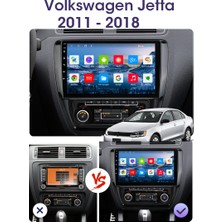 Exvol Volkswagen Jetta Multimedya 10 Inc Hd IPS Ekran 4GB/64GB Android 12 Sürüm Park Kamerası Hediyeli