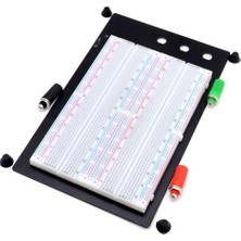 Wozlo Büyük Boy 1660 Pin 2 Li Breadboard – 1660 Delikli – Metal Alt Yüzey