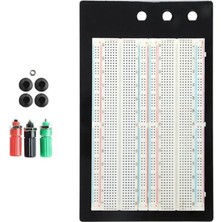 Wozlo Büyük Boy 1660 Pin 2 Li Breadboard – 1660 Delikli – Metal Alt Yüzey