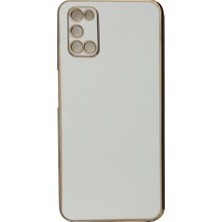 Plus Oppo A52 / A72 / A92 ile Uyumlu Platin Krom Volet Kılıf