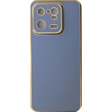 Plus Xiaomi Mi 13 Pro ile Uyumlu Platin Krom Volet Kılıf