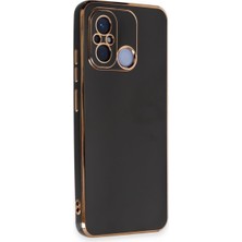 Plus Xiaomi Redmi 12C ile Uyumlu Platin Krom Volet Kılıf