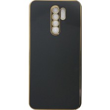 Plus Xiaomi Redmi 9 ile Uyumlu Platin Krom Volet Kılıf