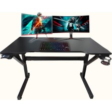 x My Table Led'li 145X65X76 Rgb'li Kumandalı Oyuncu Masası Oyuncu Masası