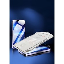 ZORE Apple iPhone 12 Uyumlu Zore Kolay Uygulama Aparatlı 5d Magic Glass Cam Ekran Koruyucu