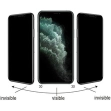 ZORE Apple iPhone 11 Uyumlu Zore Kolay Uygulama Aparatlı 5d Magic Privacy Glass Hayalet Cam Ekran Koruyucu