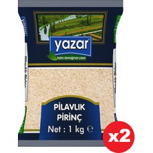 Yazar Pilavlık  Pirinç 1 kg x 2 Paket