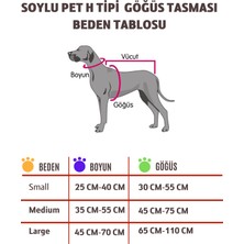 Soylu Pet Bleu H Tipi Köpek Göğüs Tasması