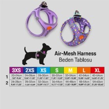 Pawstar Wow Air-Mesh Göğüs Tasması Kedi Köpek Göğüs Tasması Large