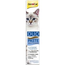 Gimcat Duo Paste Tuna Balıklı Multivitamin Kedi Macunu 50 G