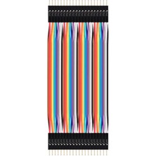 Wozlo 10CM Ayrılabilen Jumper Kablo 40 Pin Erkek - Erkek Dupont Kablo Breadboard Kablo