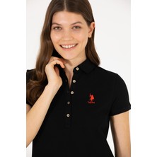 U.S. Polo Assn. Kadın Siyah Örme Elbise 50262672-VR046
