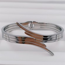 Hena Çelik Silver Kuğu Model Kelepçe