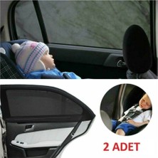 Desingonb Skoda Fabia 2007-2014  Uyumlu 2 Adet Oto Yan Cam Güneşliği, Arka Cam Güneşliği/perde
