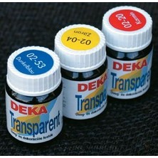 Deka Transparent Cam Boyası 02-00 Farblos (Inceltici) 25 Ml.