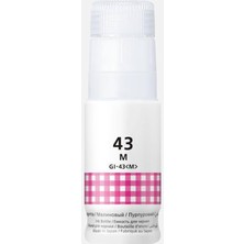 Ofis Park Bilişim Canon GI-43/4680C001 (70ML) Muadil Mürekkep Kırmızı Çıktı Verir