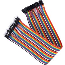 Wozlo 10CM Ayrılabilen Jumper Kablo 40 Pin Erkek - Dişi Dupont Kablo Breadboard Kablo