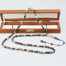 Tesbih Pasajı Beyzi Kesim Namaz Tesbihi 99 Buffalo Boynuz Tesbih (8 x 8 Mm) Tp