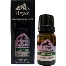 Ilgaz Yeşil Nane Buhurdanlık Yağı  Dinlendirici Nane Yağı Buhurdanlık Kokusu 10 Ml