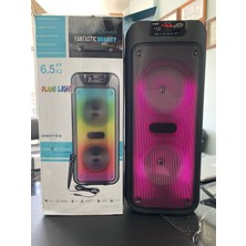 CKV Mağaza Fantastıc Qualty Işıklı Büyük Boy Party Box Bluetooth Hoparlör Taşınabilir Şarjlı