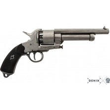 Denix Koleksiyon-Amerıcan Cıvıl War Confederate Lemat Revolver, Usa 1855-JDNX1070-ORIJINALDEN Ilham Alan Tasarım