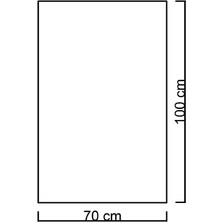 Buğusan 70X100 cm Bluetoothlu Buğu Çözücülü Dokunmatik Işıklı Kumlamalı Banyo Aynası