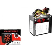 Platoon PL-9263 500W Gaming Pc Power Supply 12CM Geniş Fan Güç Kaynağı