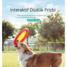 Oloey Eğitim Köpeği Fırlatma Sesi Islık Frizbi (Yurt Dışından)