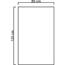 Buğusan 80X120 cm Bluetoothlu Buğu Çözücülü Dokunmatik Işıklı Kumlamalı Banyo Aynası