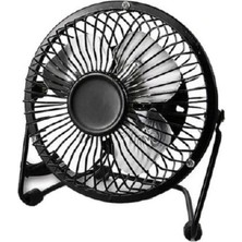 Airstorr Masa Üstü USB Fan Soğutucu Vantilatör USB Girişli Metal Serinletici