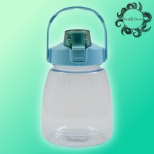 Bottle Boss Taşıma Askılı Pipetli Şeffaf Matara 1200 ml