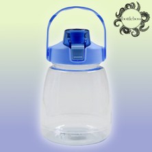 Bottle Boss Taşıma Askılı Pipetli Şeffaf Matara 1200 ml